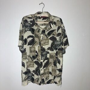 Junction West Hawaiian Shirt XXL 100% Rayon Holiday Tropical Beach Nature